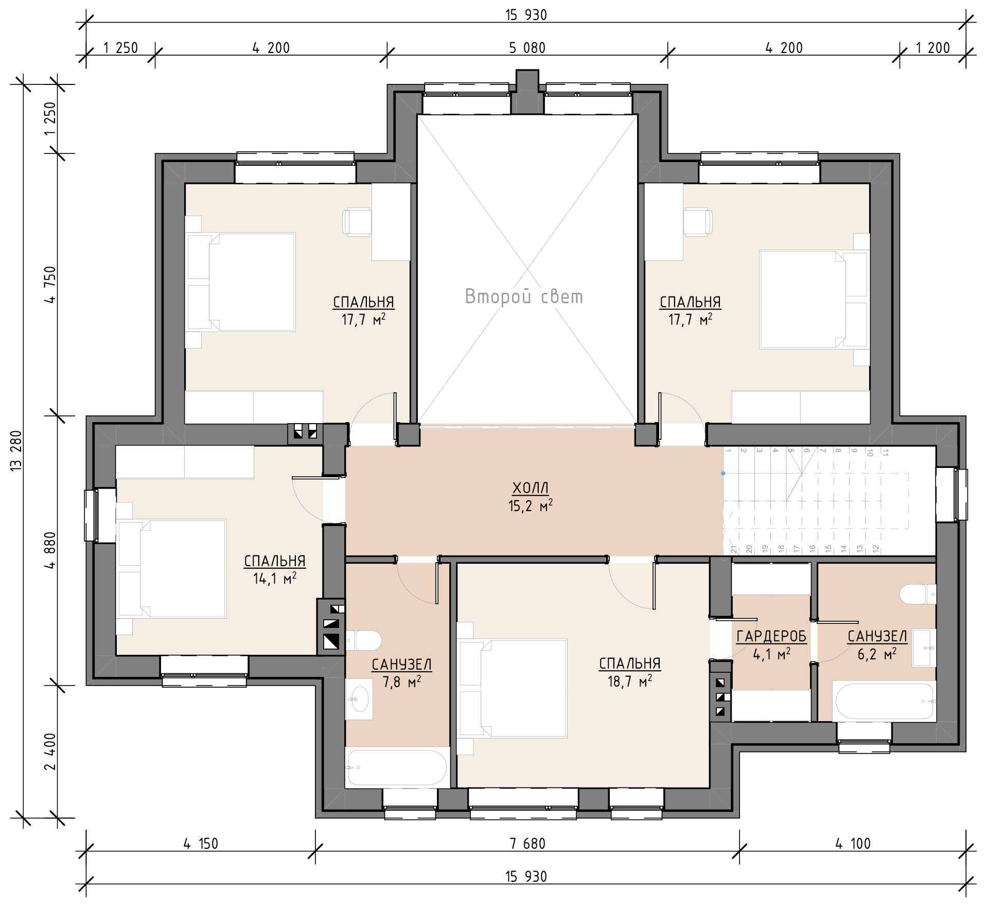 План 1 этажа