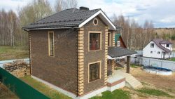 Двухэтажный дом из газобетонного блока площадью 135 м2 — Фото №3