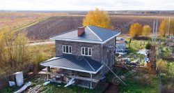 Двухэтажный дом из газобетонных блоков площадью 170 м2 — Фото №4