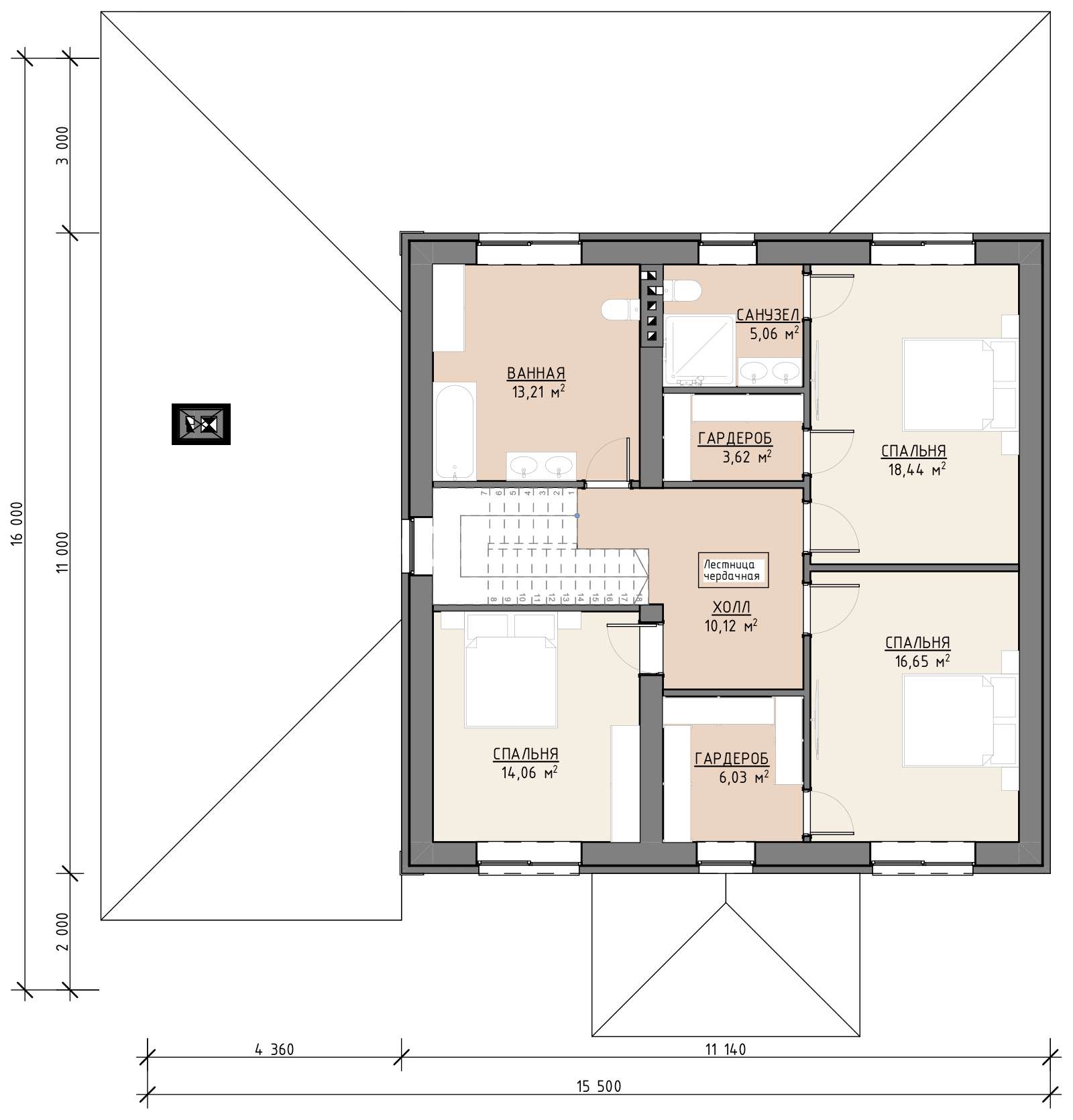 План 1 этажа