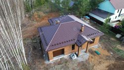 Одноэтажный дом из газобетонных блоков площадью 150 м2 — Фото №2