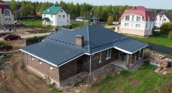 Одноэтажный дом из газобетонных  блоков площадью 170 м2 — Фото №4