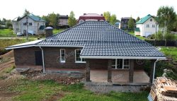 Одноэтажный дом из газобетонных  блоков площадью 170 м2 — Фото №6