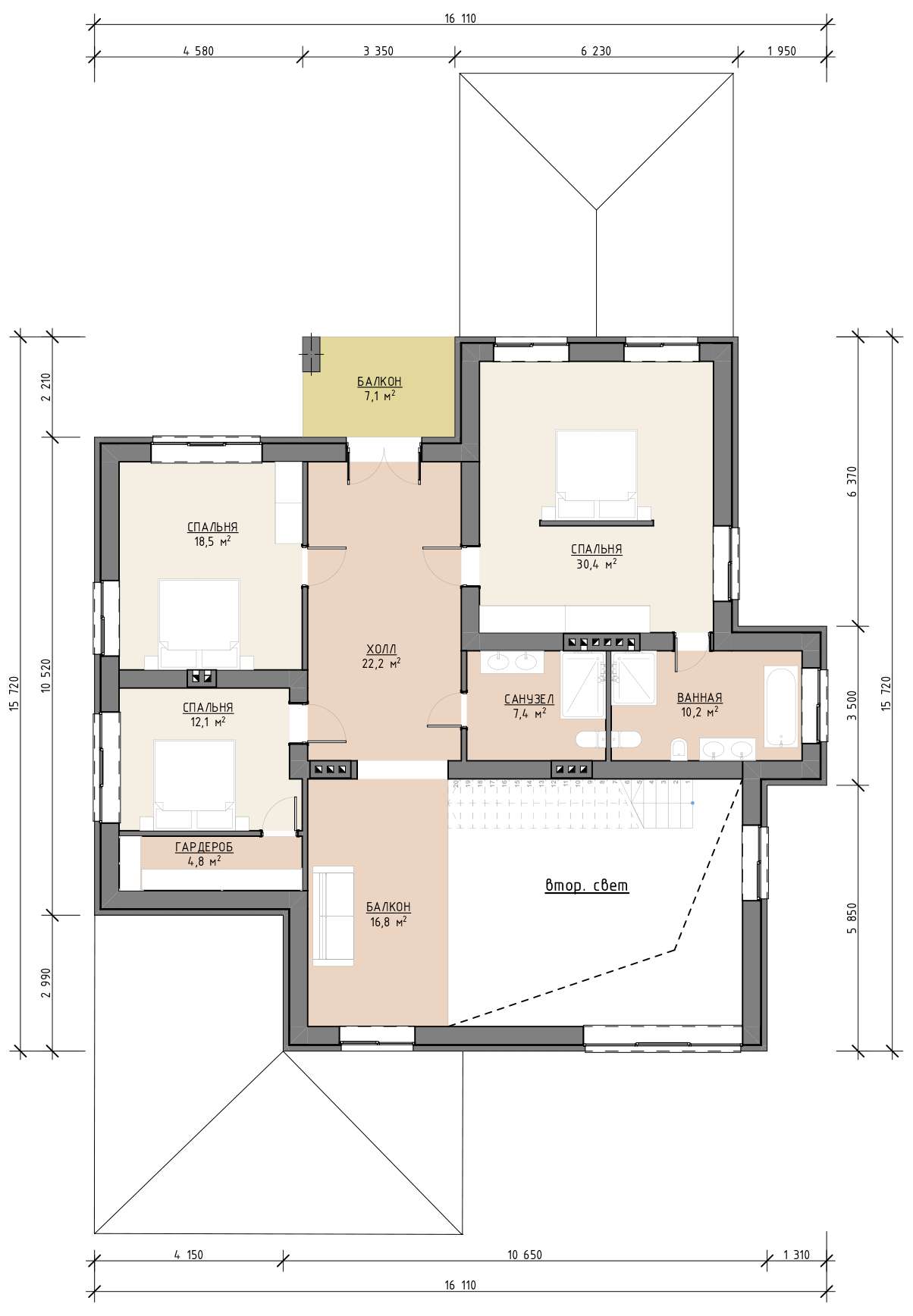 План 1 этажа