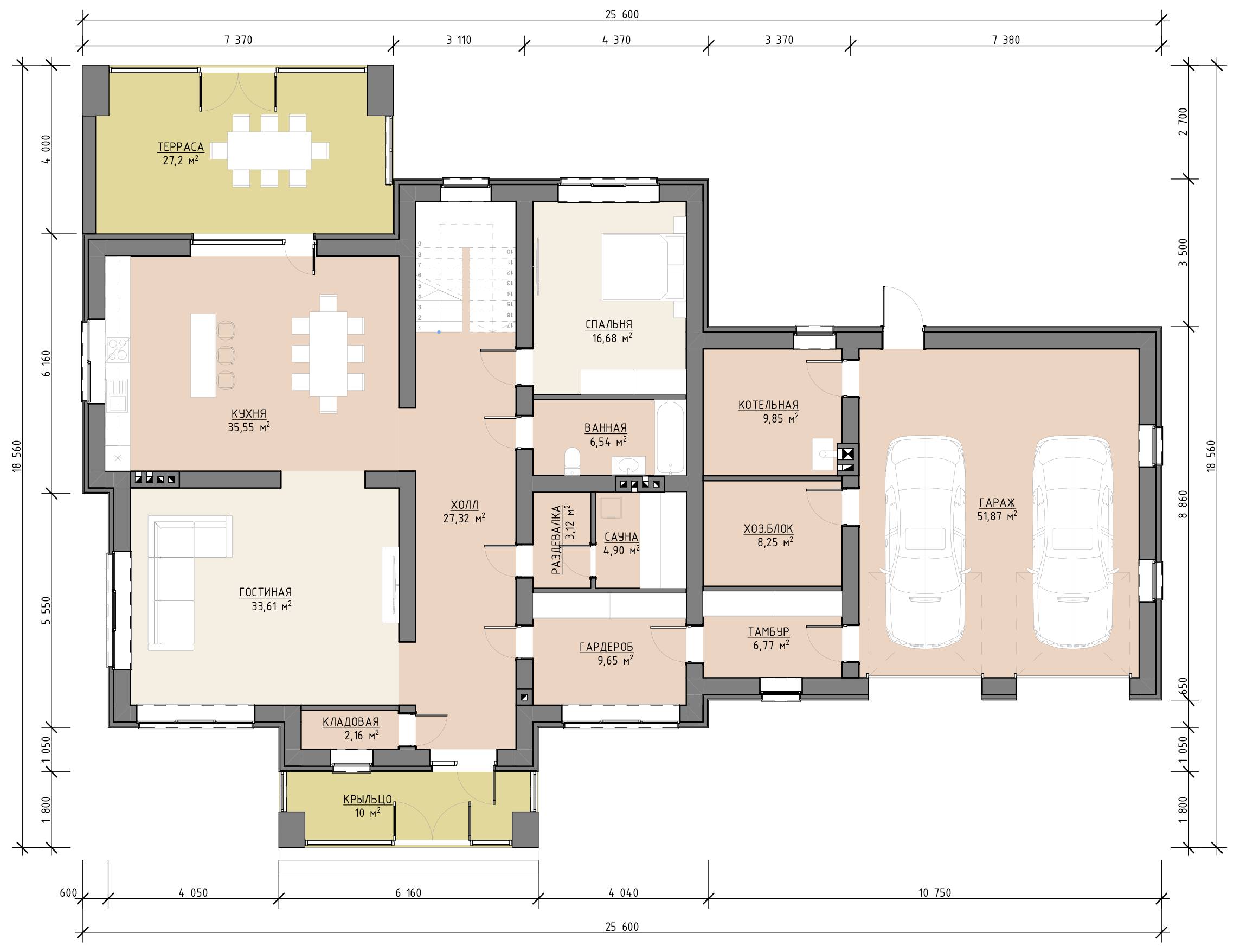 План 1 этажа