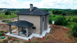 Двухэтажный дом из газобетонного блока площадью 155 м2 — Фото №3