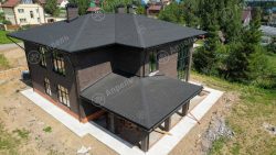 Двухэтажный дом из газобетонного блока площадью 365 м2 — Фото №3