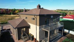 Двухэтажный дом из газобетонного блока площадью 220 м2 — Фото №4