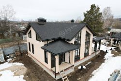 Двухэтажный дом из газобетонного блока площадью 198 м2 — Фото №6